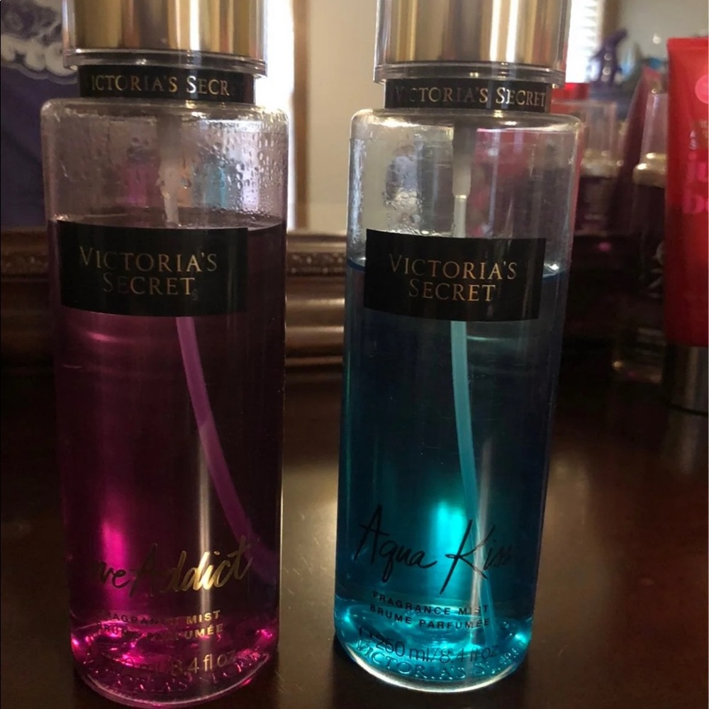 Two Victoria’s Secret body sprays